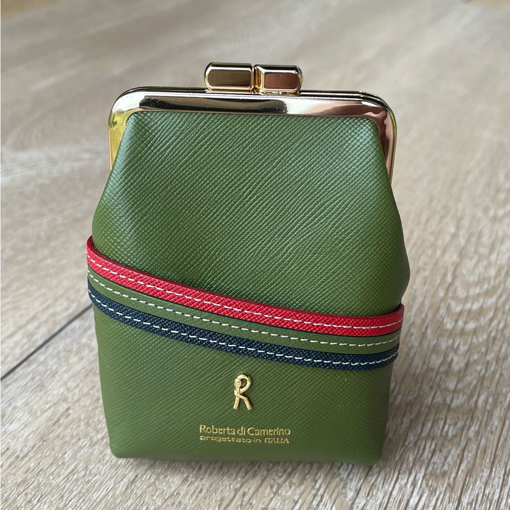 Dark olive green Roberta di Cameron coin purse